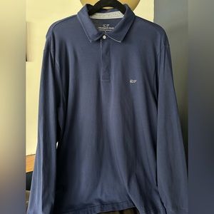 Men’s Vineyard Vines long sleeve polo size L